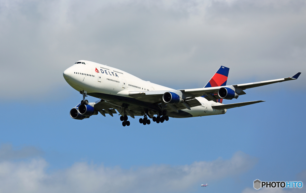 [青空]DELTA 747-400 N670US/ジャンボ保存委員会 