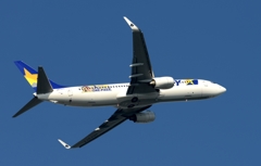 離陸（187）SKY 737-800 ｸﾛｰﾊﾞｰ