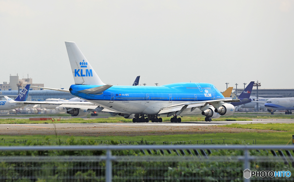 離陸KLM 747-400 PH-BFK/ジャンボ保存委員会