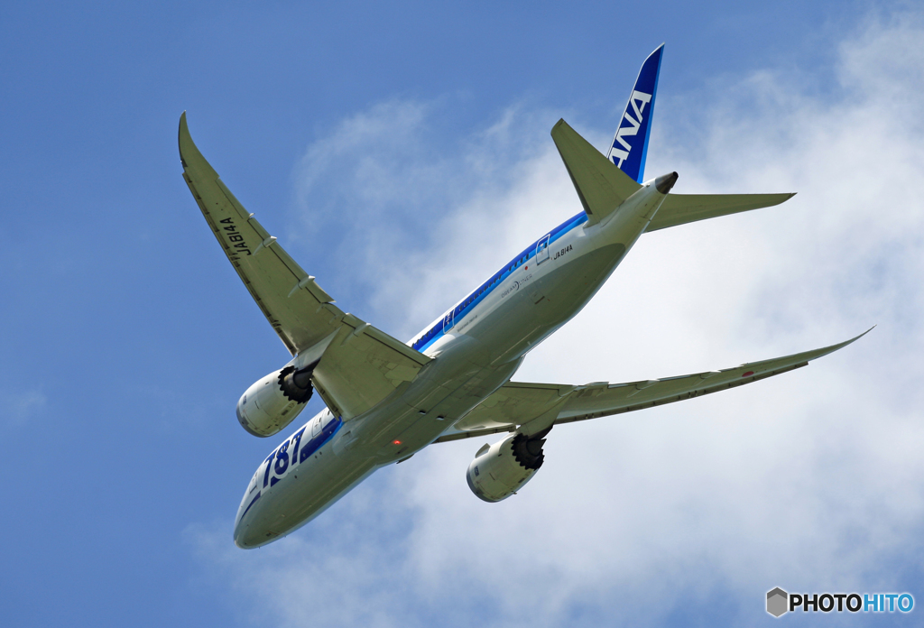 出発 ANA 787-8 JA814A