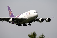 THAI A380-841 着陸　