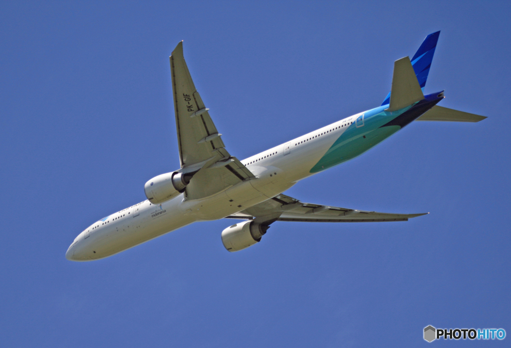 離陸 Garuda 777-3U3 PK-GIF