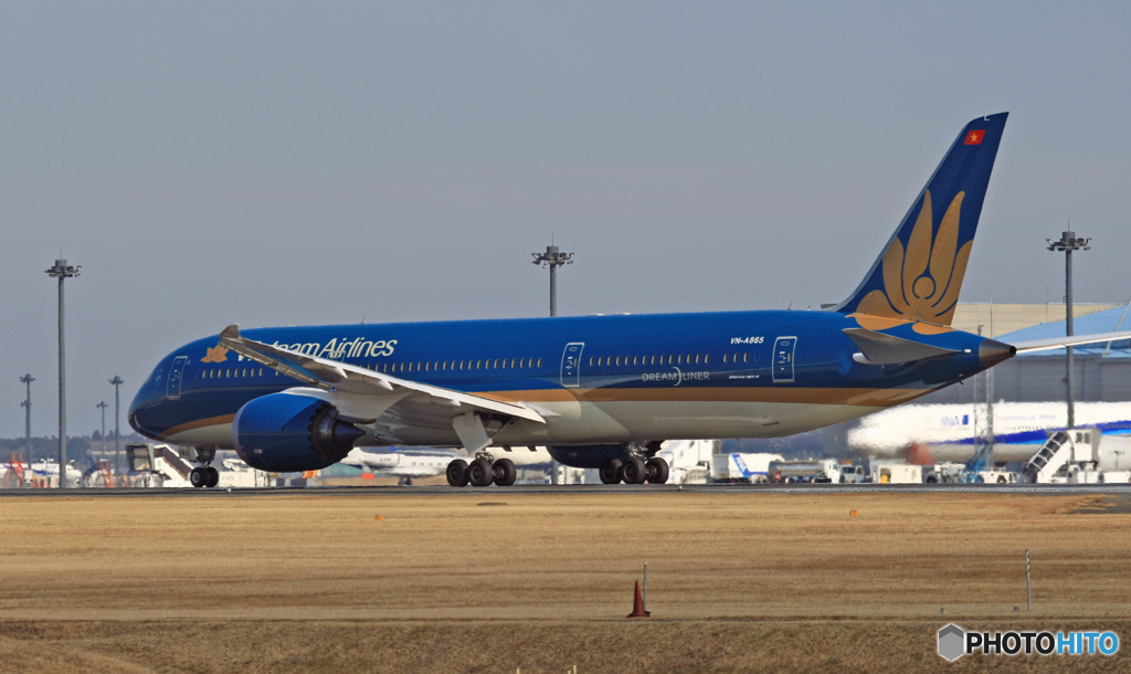 vietnam 787-9 VN-A865 出発 