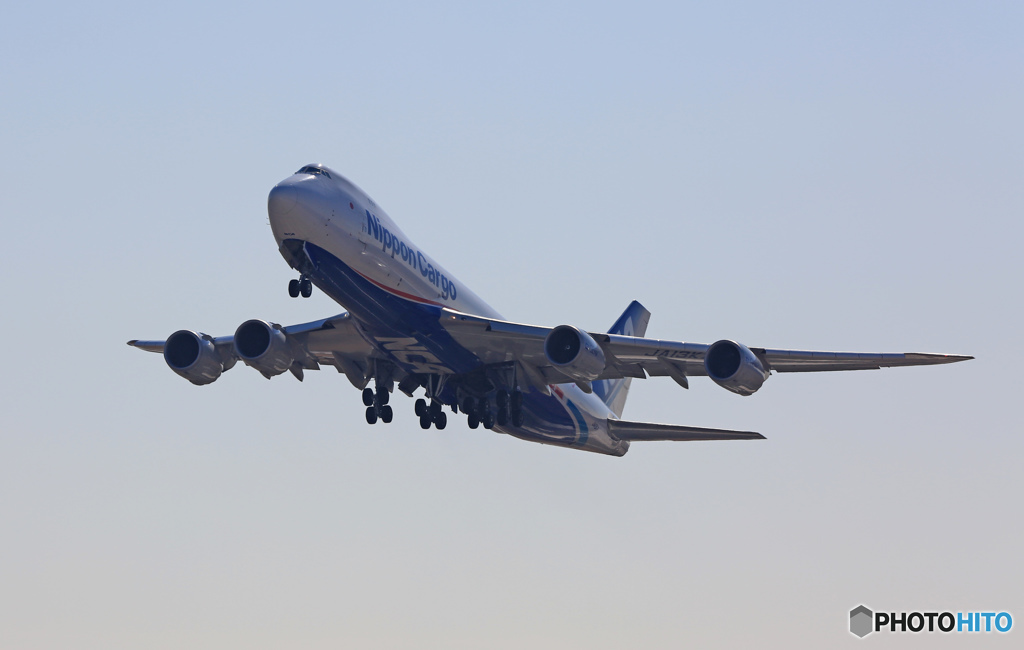 NCA 747-8KZF JA13KZ 出発 