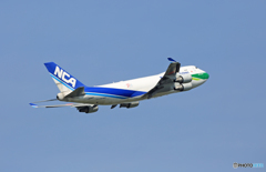 離陸 NCA 747-400F JA04KZ