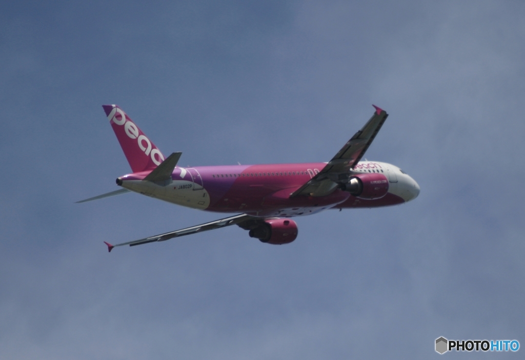 出発　peach A320-200