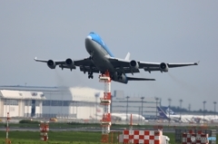 KLM 747-400  離陸