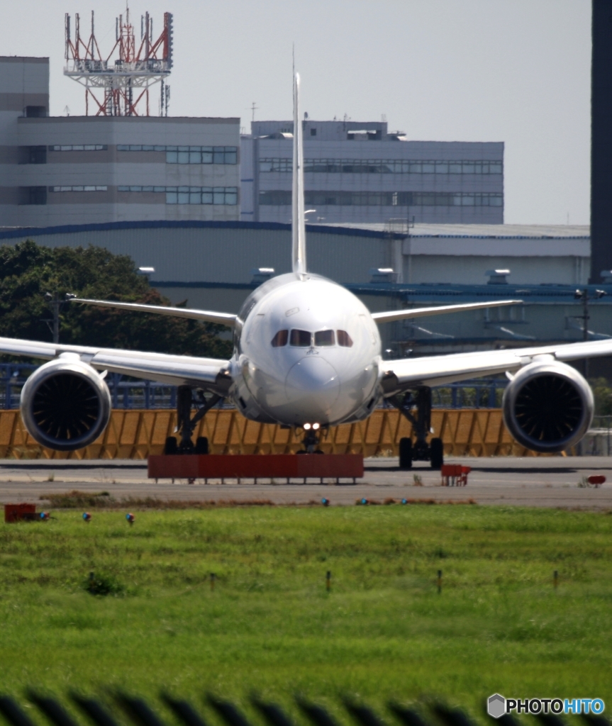 出発　JAL 787-8 