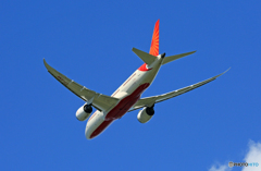 「青空」 Air India 787-8 VT-ANR飛び立ち