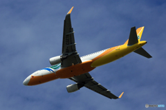 SEBU A320-214 RP-C3278 飛び立ち　