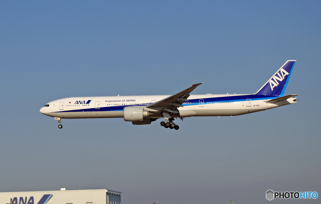 ANA 777-381 JA781A 到着 