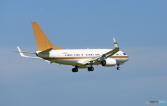 到着 南山公務 737-7ZH N930HB