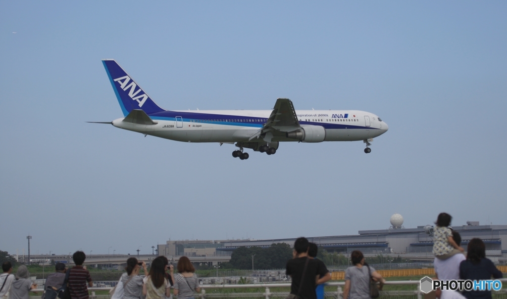 ANA 767-381 着陸　
