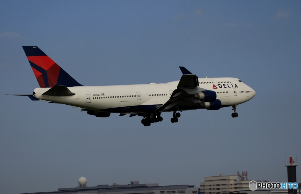 ✈DELTA 747-400 N668US
