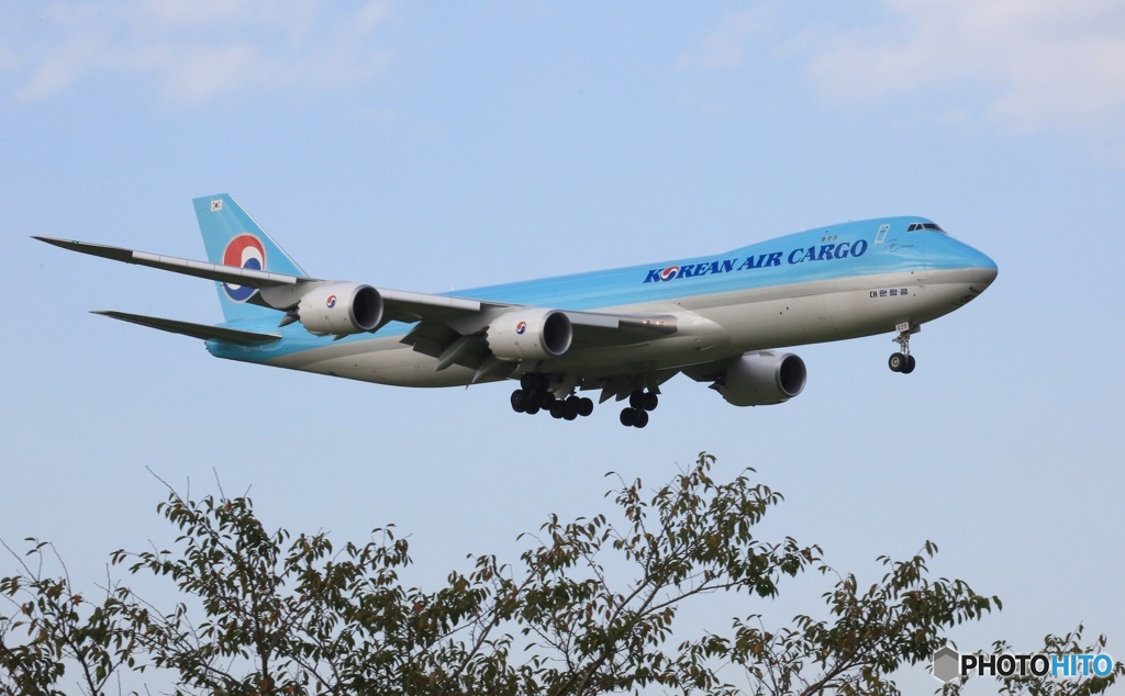 着地前　KOREAN Cargo 747-8F 