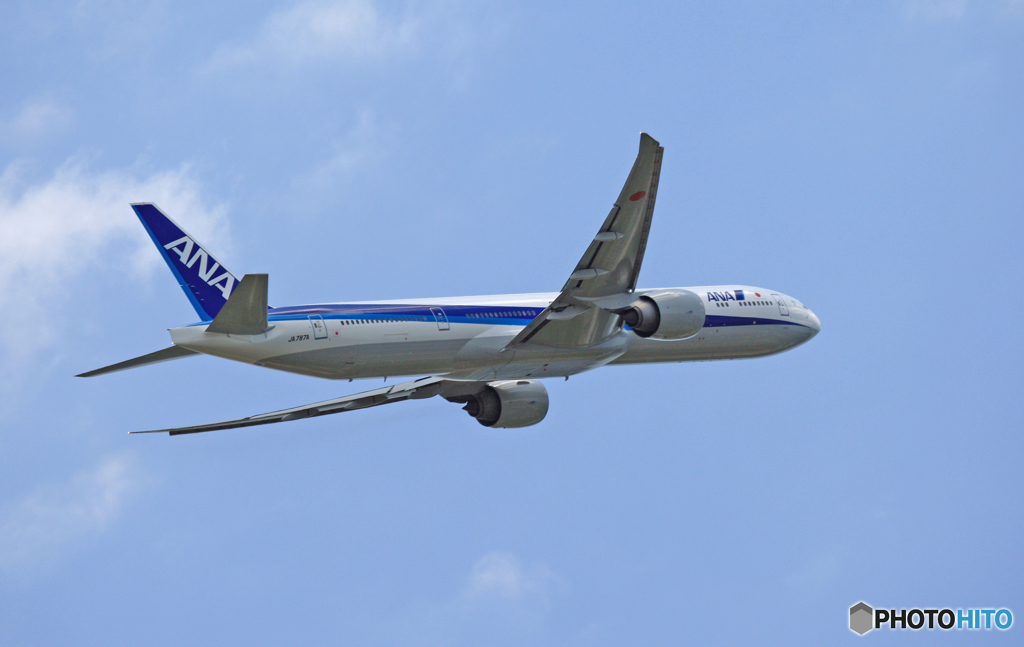 ANA 777-381 JA787A 飛び立ち 