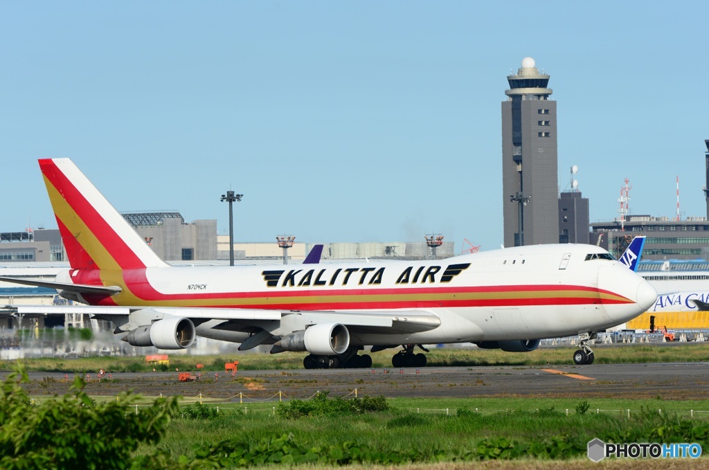 KALITTA Air 747-246F 出発　