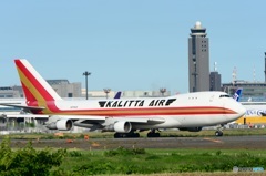 KALITTA Air 747-246F 出発　