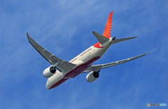 飛び立ち AIR INDIA 787-8 VT-ANC