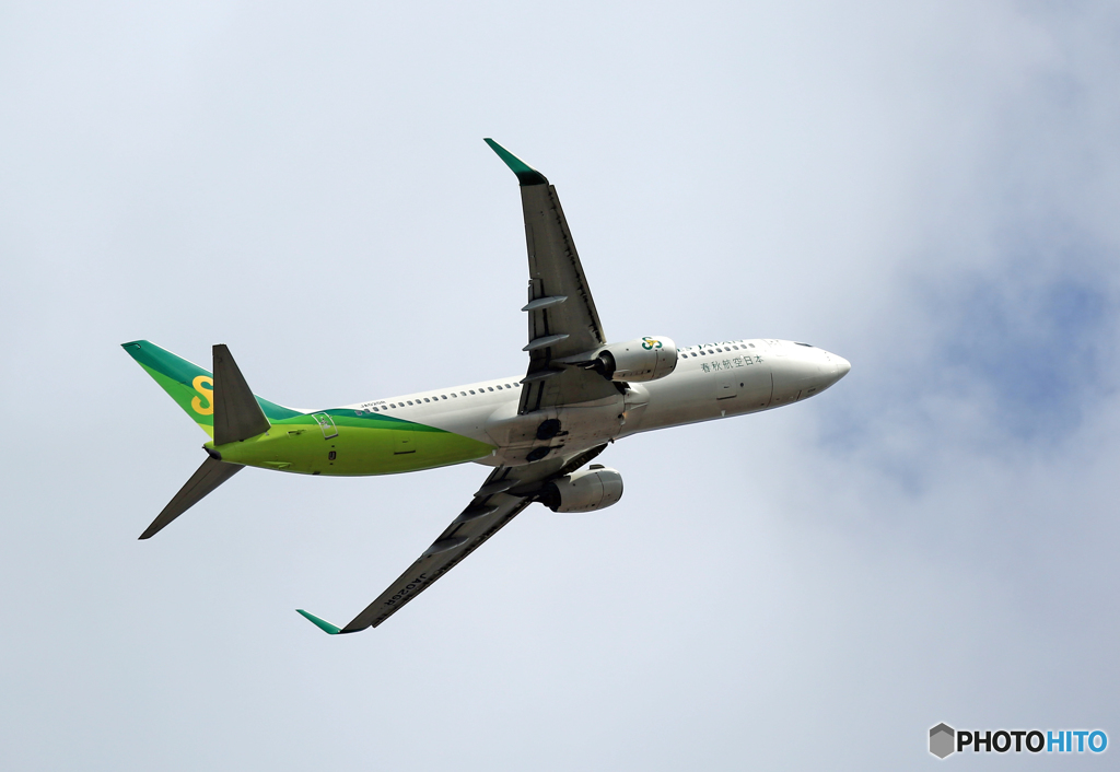 離陸 春秋航空737-86N JA02GR