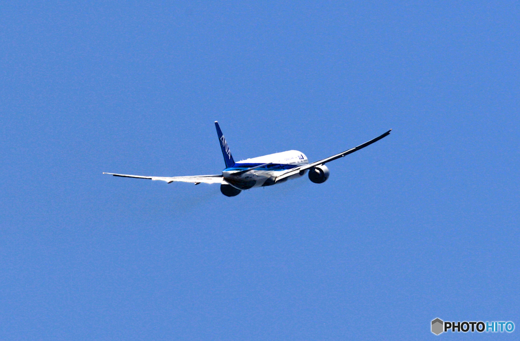 離陸 ANA 777-381 JA734A