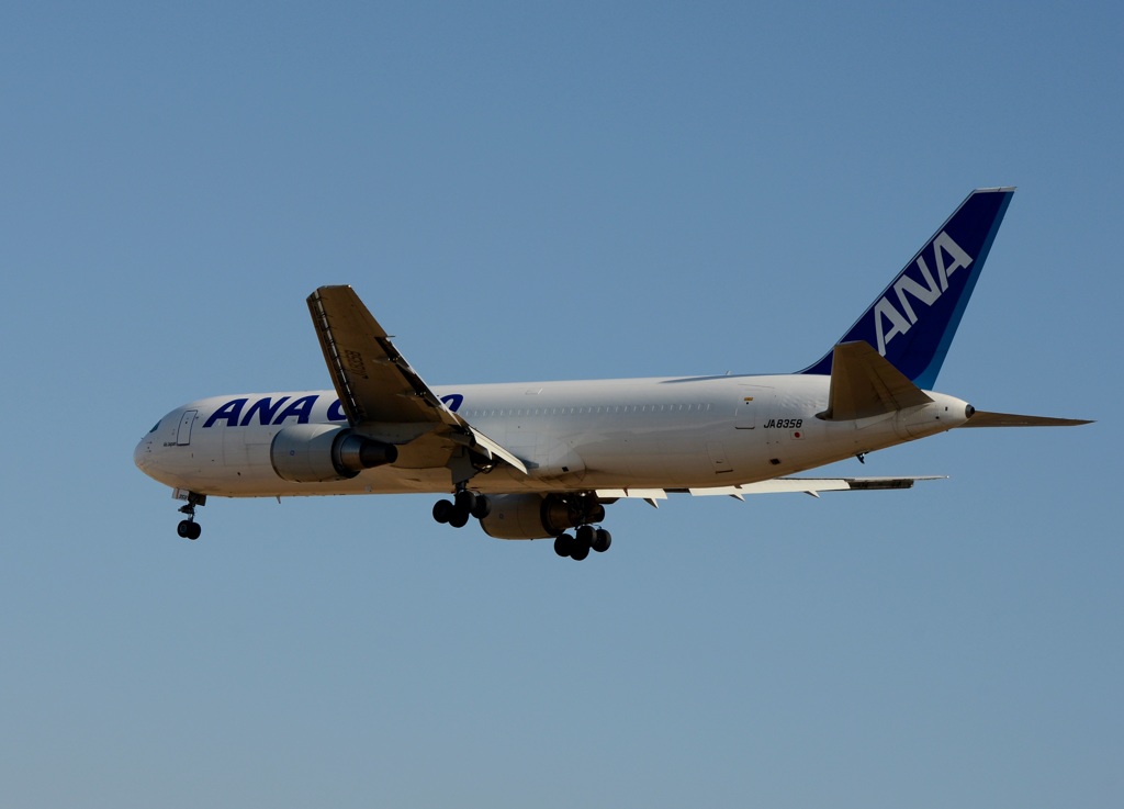 ANA Cargo 767-300 到着