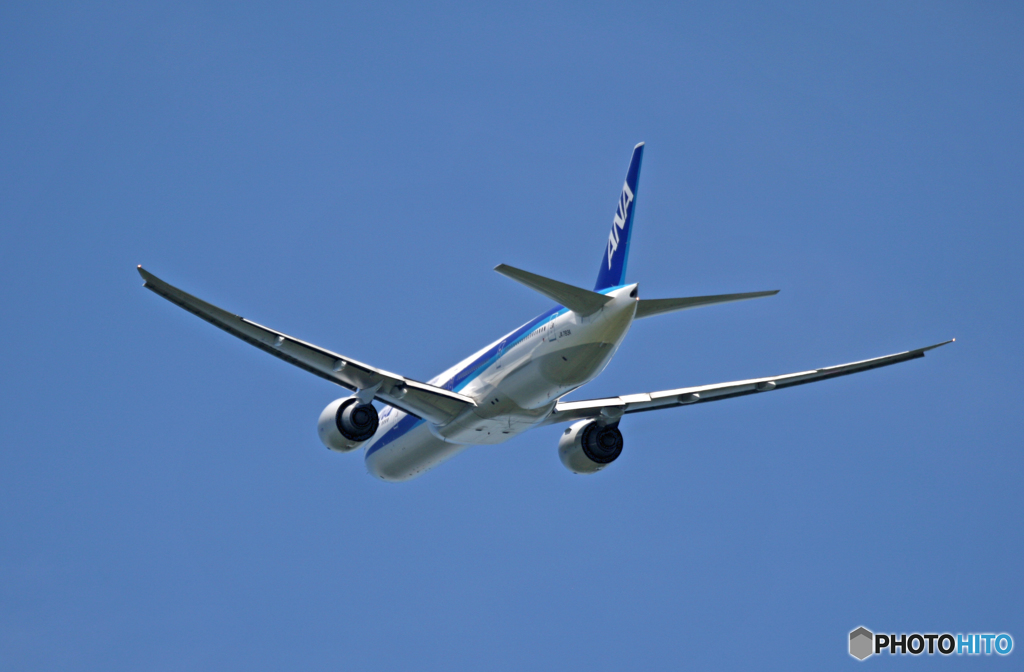 離陸 ANA 777-381 JA783A