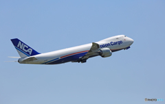 NCA 747-8KZF JA17KZ 離陸 