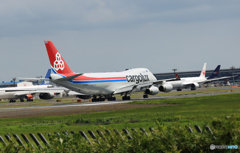 出発Cargolux 747-400F/ジャンボ保存委員会