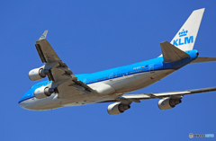 出発 KLM 747-400 PH-BFF