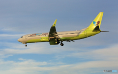 到着 JIN AIR 737-800 HL8015