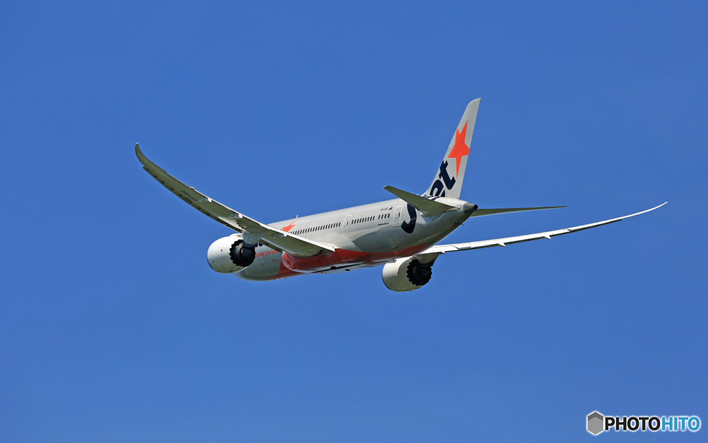 JETSTAR 787-8 VH-VKE 離陸