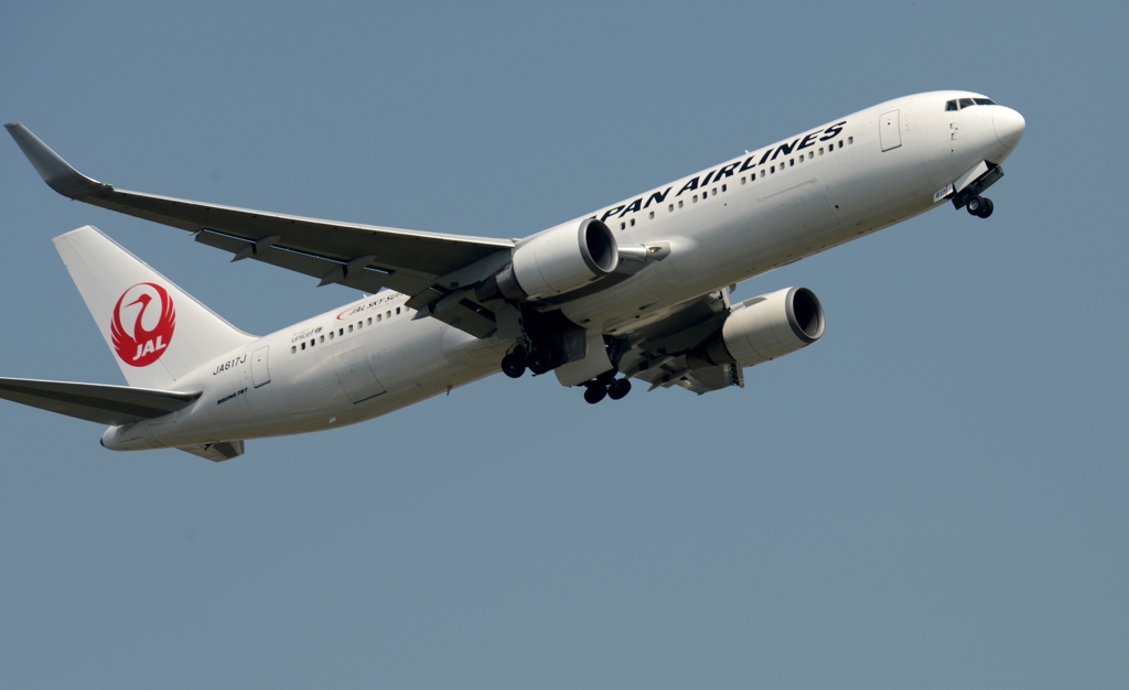 離陸（107）JAL 767-346ER 
