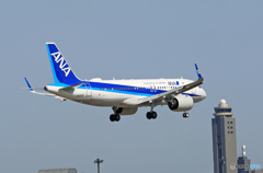 ☀ ANA  A320 neo271 JA212A Landing
