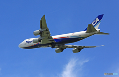 飛び立ち NCA 747-400F JA15KZ/ジャンボ保存委員会