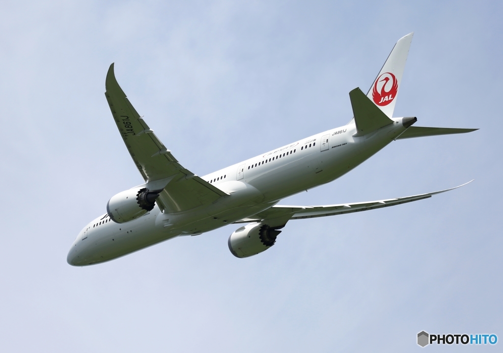 JAL 787-9 JA861J  出発　