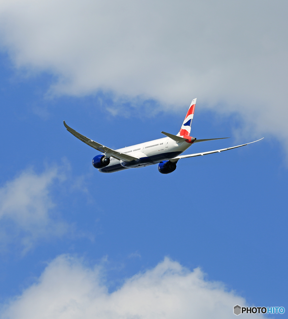 「すかい」 British 787-9 G-ZBKN Takeoff