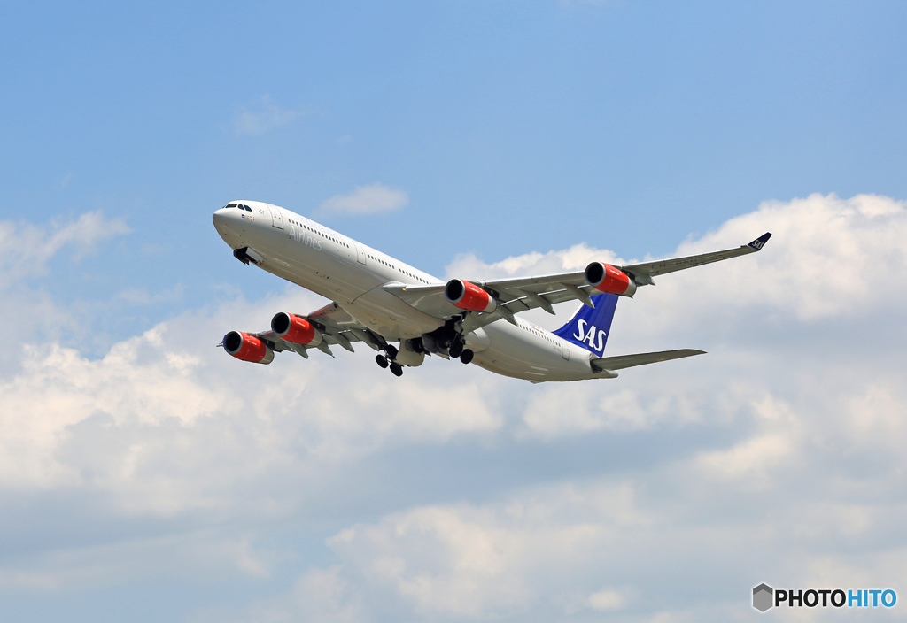 「すかい」 SAS A340-313 LN-RKG 飛行