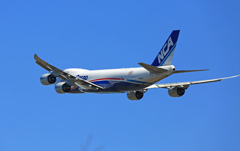 離陸　NCA 747-8KZF JA13KZ