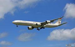 「青い空」 Etihad A340-600 A6-EHF