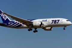 着陸 ANA 787-8