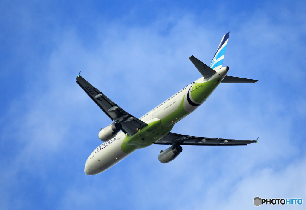 飛び立ち Air Busan A321-231 HL7729