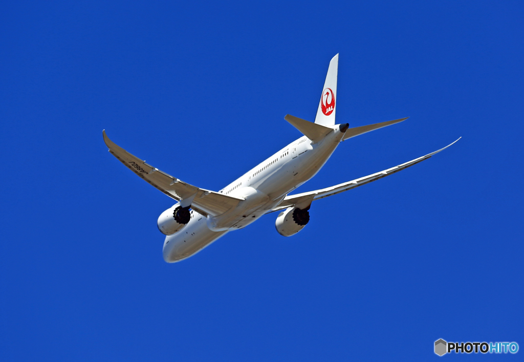 「そらー」 JAL 787-9 JA862J離陸