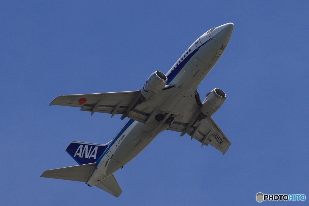 出発　ANA 737-500