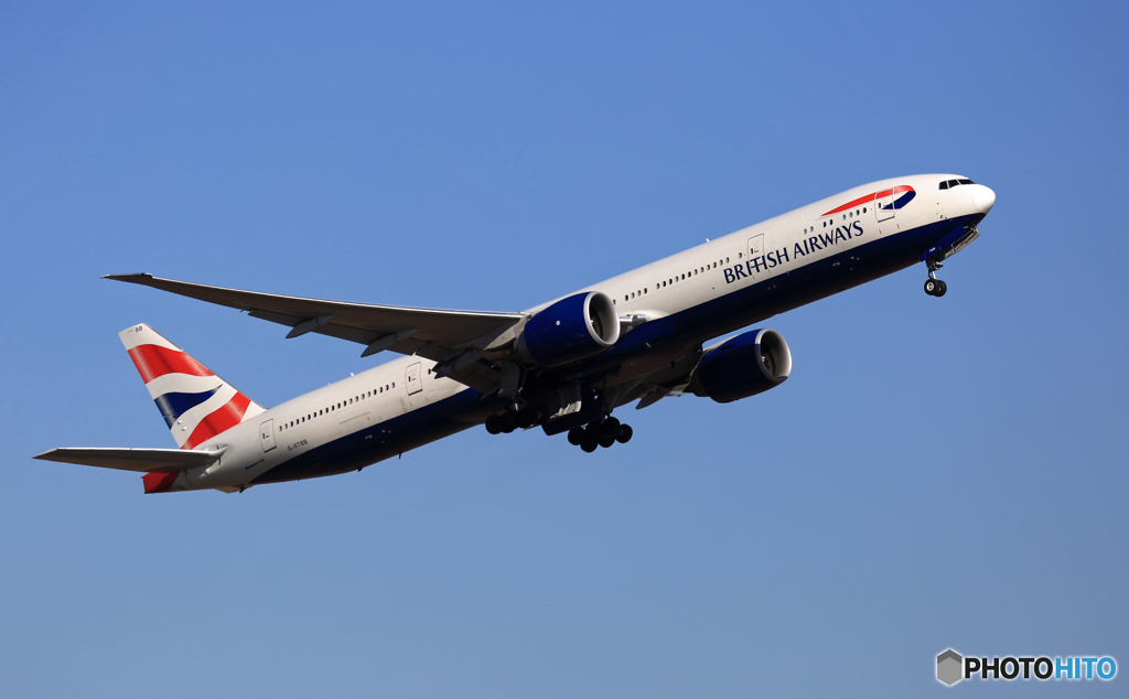 British 777-36N G-STBB 離陸  