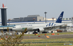 「すかい」Alitalia SKY 777-243 EI-DDH Takeoff 「すかい」Alitalia SKY 777-243 EI-DDH Takeoff