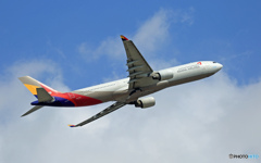 離陸　ASIAN A330-323　HL7741