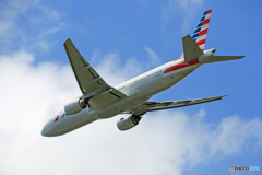 「青い空」が一番 American 777-223 N782AN 飛行