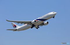 malaysir A330-323 9M-MTD 離陸 