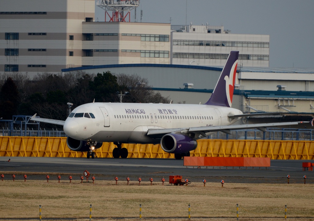 Air Macau A320-232 出発